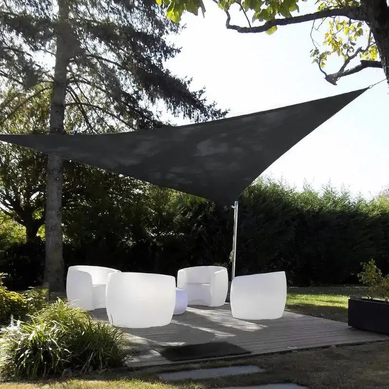 Voile ombrage triangulaire imperméable terrasse